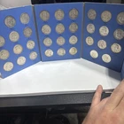 Complete Set BENJAMIN FRANKLIN Half Dollar 90% SILVER 1948 - 1963  WHITMAN ALBUM