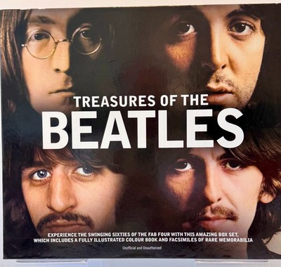 TREASURES OF THE BEATLES By Terry Burrows Hardcover w/Rare Memorabilia~EXCELLENT