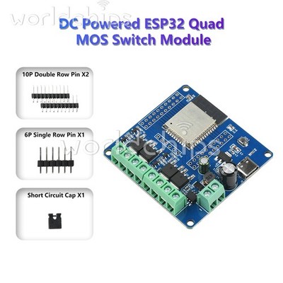 2/4Channel MOS Switch Relay Module ESP32 WIFI Bluetooth Development Board Type-C