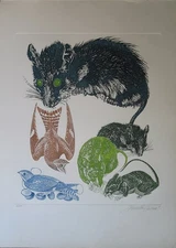 Valeriano TRUBBIAN Acquaforte Acquatinta cm. 70x50 (cm. 41,5x48) 1987 es. 7/100