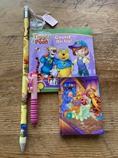 Disney Winnie the Pooh 4 Pc novelty stationery and Book set New