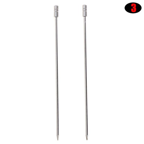 4PCS Stainless Steel Cocktail Sticks Fruit Sticks Reusable Drink Martini Pi-V6 - Picture 10 of 19