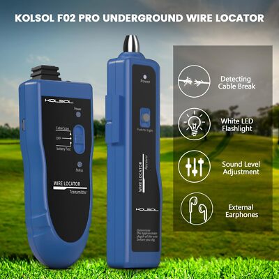 Underground Wire Locator Cable Tester F02 Pro For Locate Wires Locate Control Wi