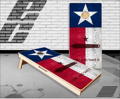 Texas Flag Come Take It Cornhole Boards Bean Bag Toss Game