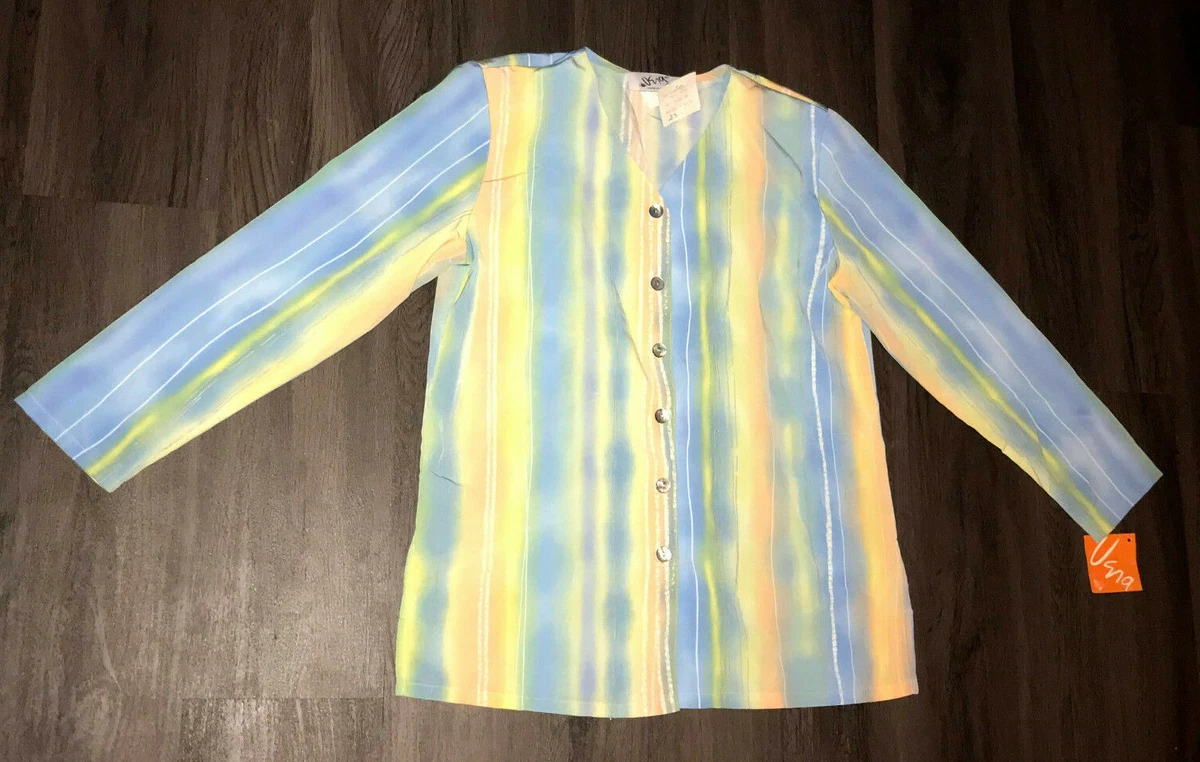 Multi colored striped shirt womens cheap