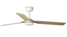 Image of DC Ceiling fan with Remote Punt White & Maple 130 cm 51" Indoor Fan with Timer