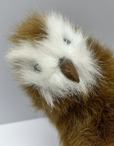 Vintage 80s Applause Fuzzles the Owl Plush Hand PUPPET Lifelike Stuffed Animal - Picture 2 of 18