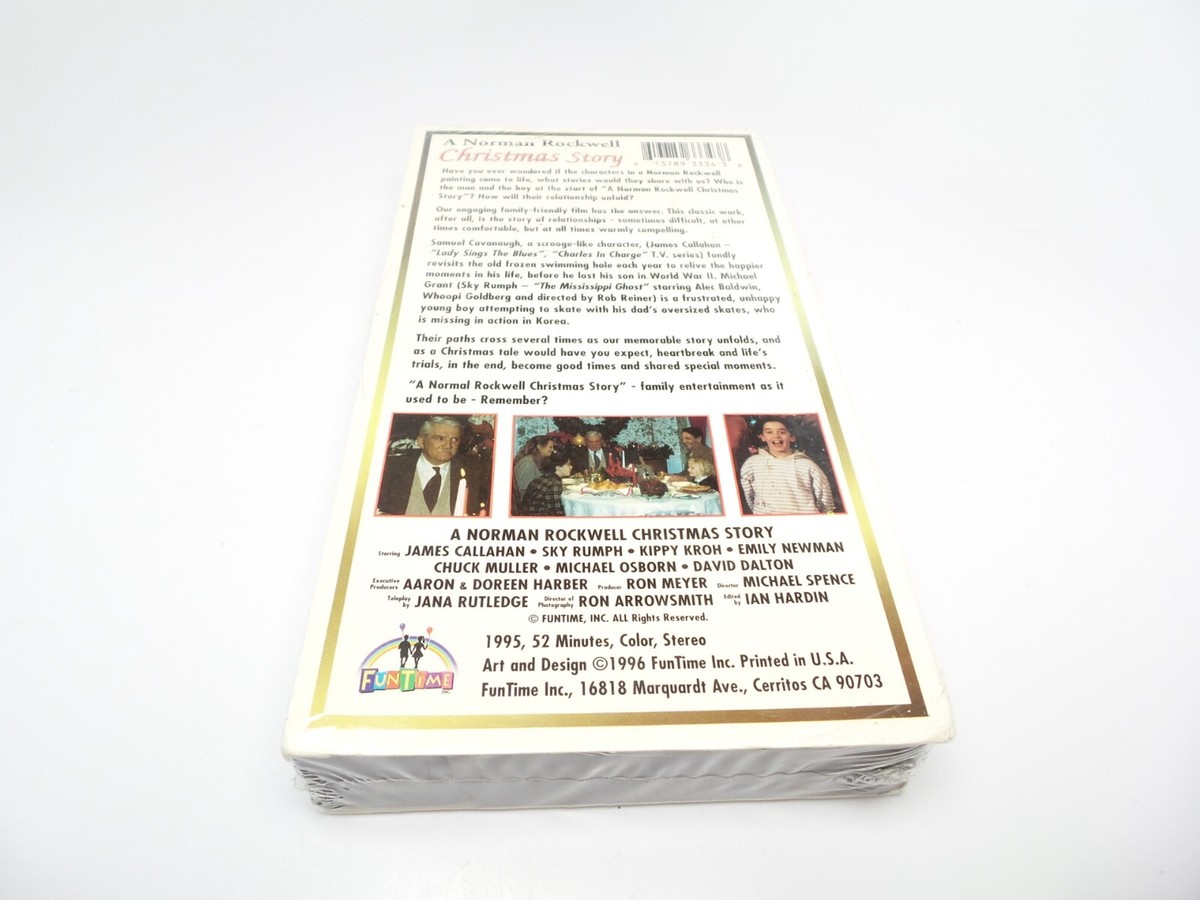 NEW Norman Rockwell Christmas Story VHS With James Callahan, Brand