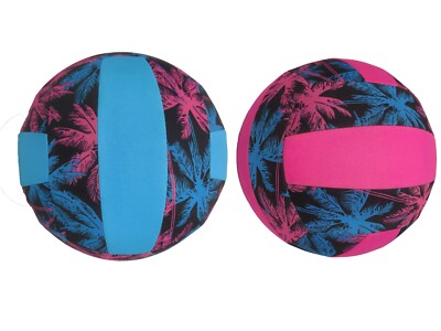 Volleyball Strandball Wasserball salzwasserfest pink blau Sommer, Strand, Ball