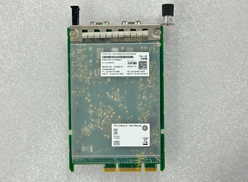 Lenovo 01PE647 Mellanox ConnectX-4 CX4621A 10/25GbE SFP28 2port adapter Card - Image 4 of 4