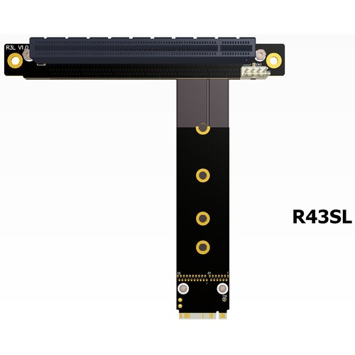 ADT-Link 32G/bps PCI-e 16x zu M.2 für NVMe Key-M 2230 2242 2260 2280 Riser Card - Afbeelding 4 van 4