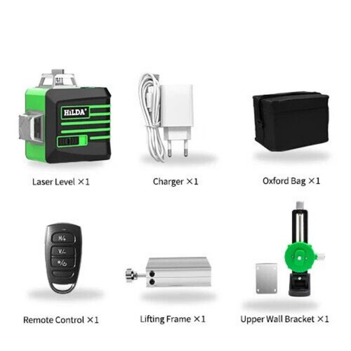 Laser Level 12 Lines 3D Level Self-Leveling 360 Horizontal And Vertical Cross DE - Bild 38 von 47