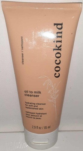 Cocokind Oil to Milk Face Wash, Oil Based Cleanser and Oil Makeup Remover - Clea