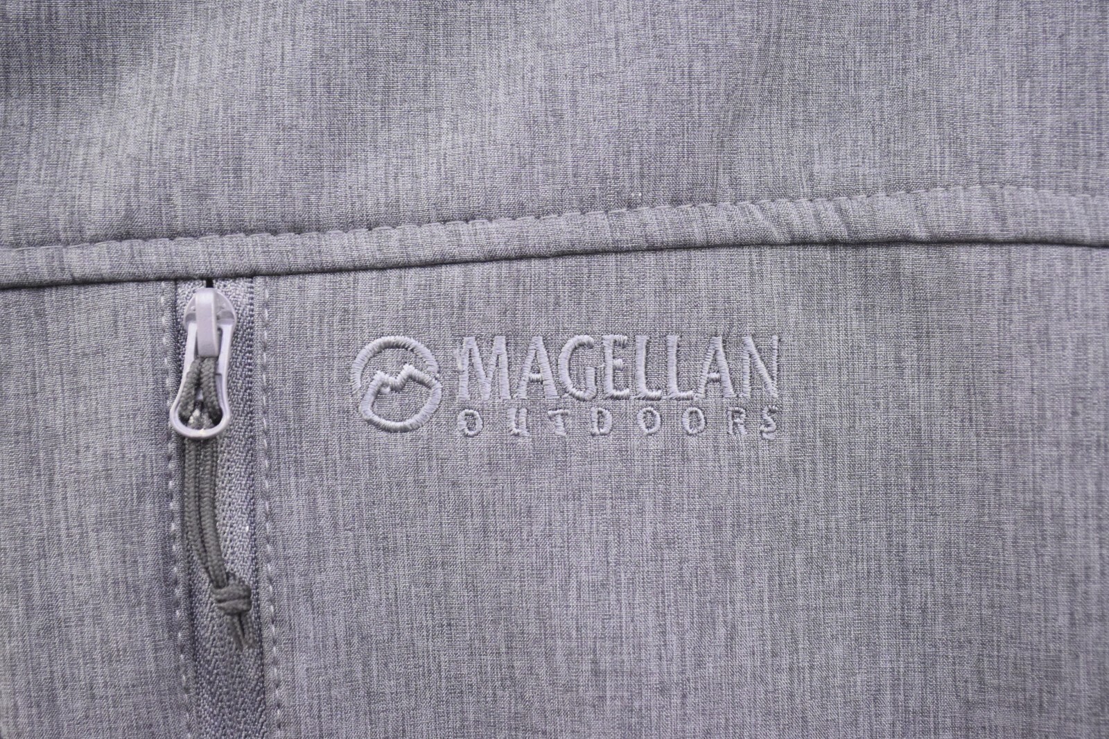Magellan Soft Shell Jacket Fleece Lined Gray Full… - image 4