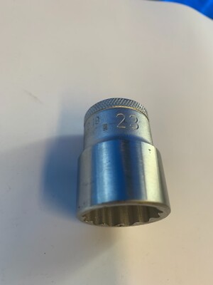 GEDORE D19 23mm 12 POINT  1/2'' SQUARE DRIVE SOCKET