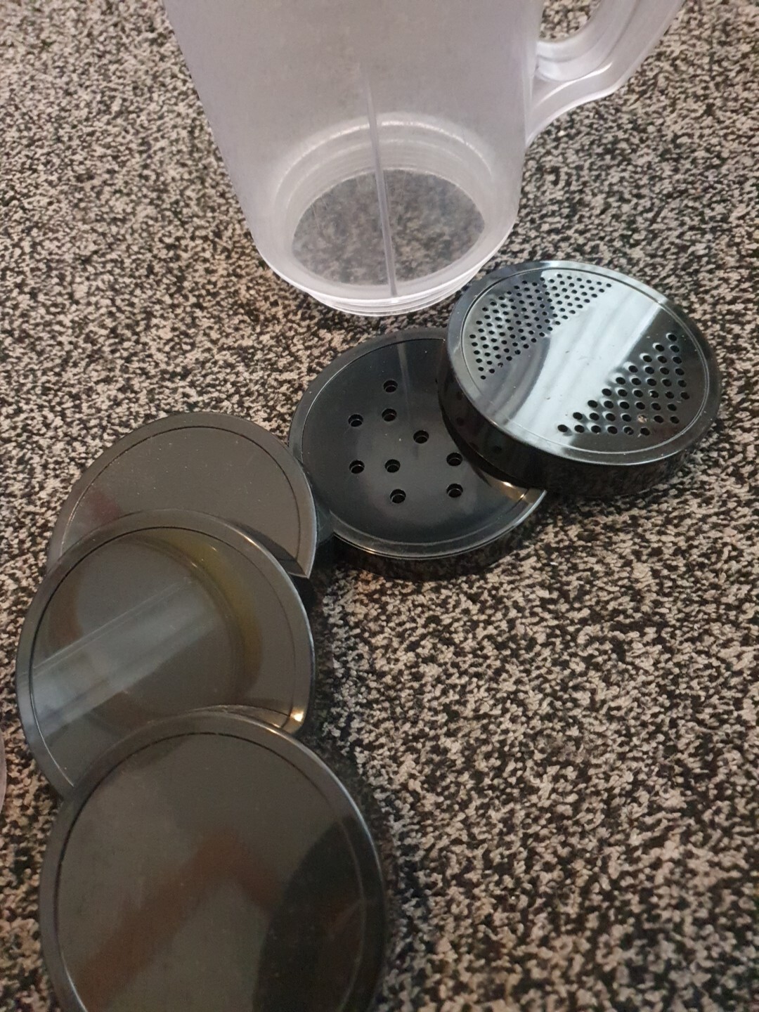 Original Magic Bullet Attachments And Recipe Book Only Jug Used Mug