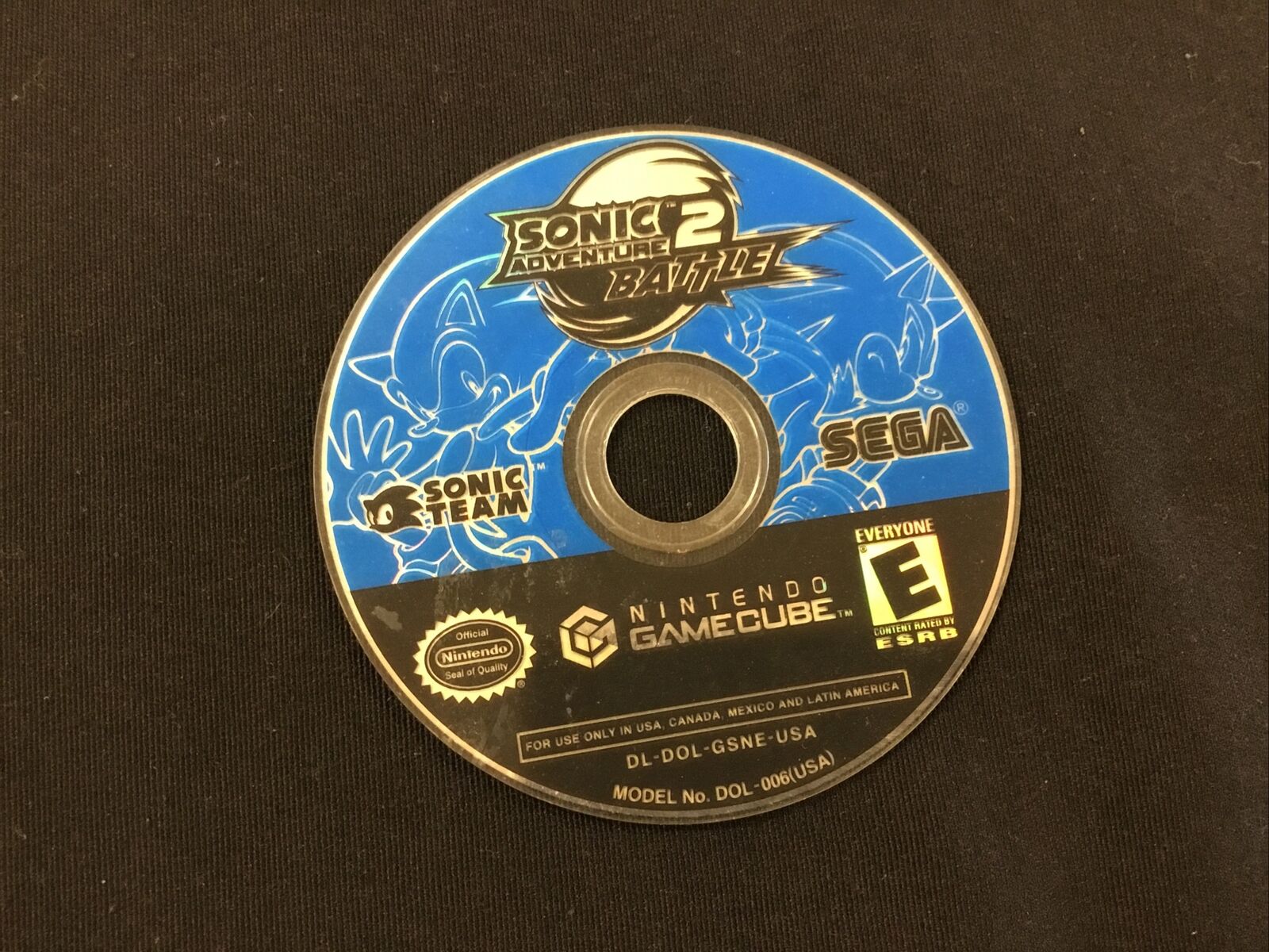 Sonic Adventure 2 Battle (GameCube, 2002) NM Disc Complete CIB Manual FAST  SHIP