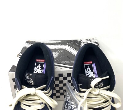 Vans Skate Half Cab US9 27㎝ ネイビー スエード箱付き VANS Skate Half Cab Shoes Navy Gum Suede Mid Top Women Size