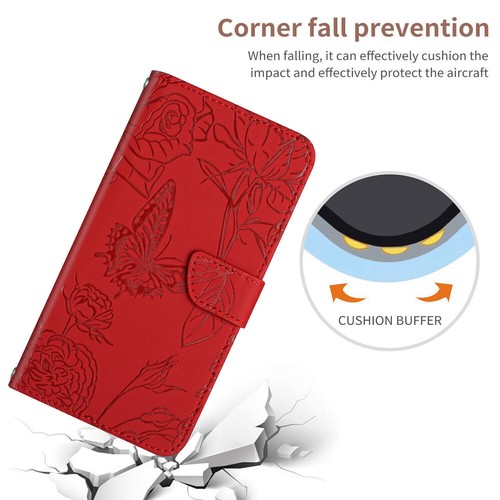Luxury Crossbody Butterfly Card Wallet Cover Case For S23 Ultra A13 A53 A14 5G - Picture 23 of 60