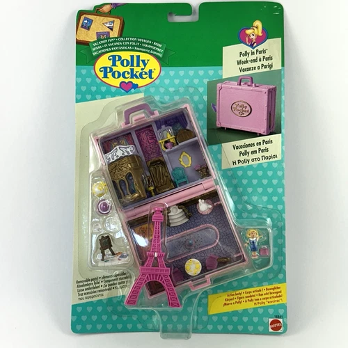 Polly Pocket Vintage 1996 Polly in Paris Bluebird Toys NEW in Package!