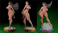 Digital Dark Pin-Ups NSFW Figure: Chel Fan Art – 3D Resin, Multi-Scale 1/6–1/24