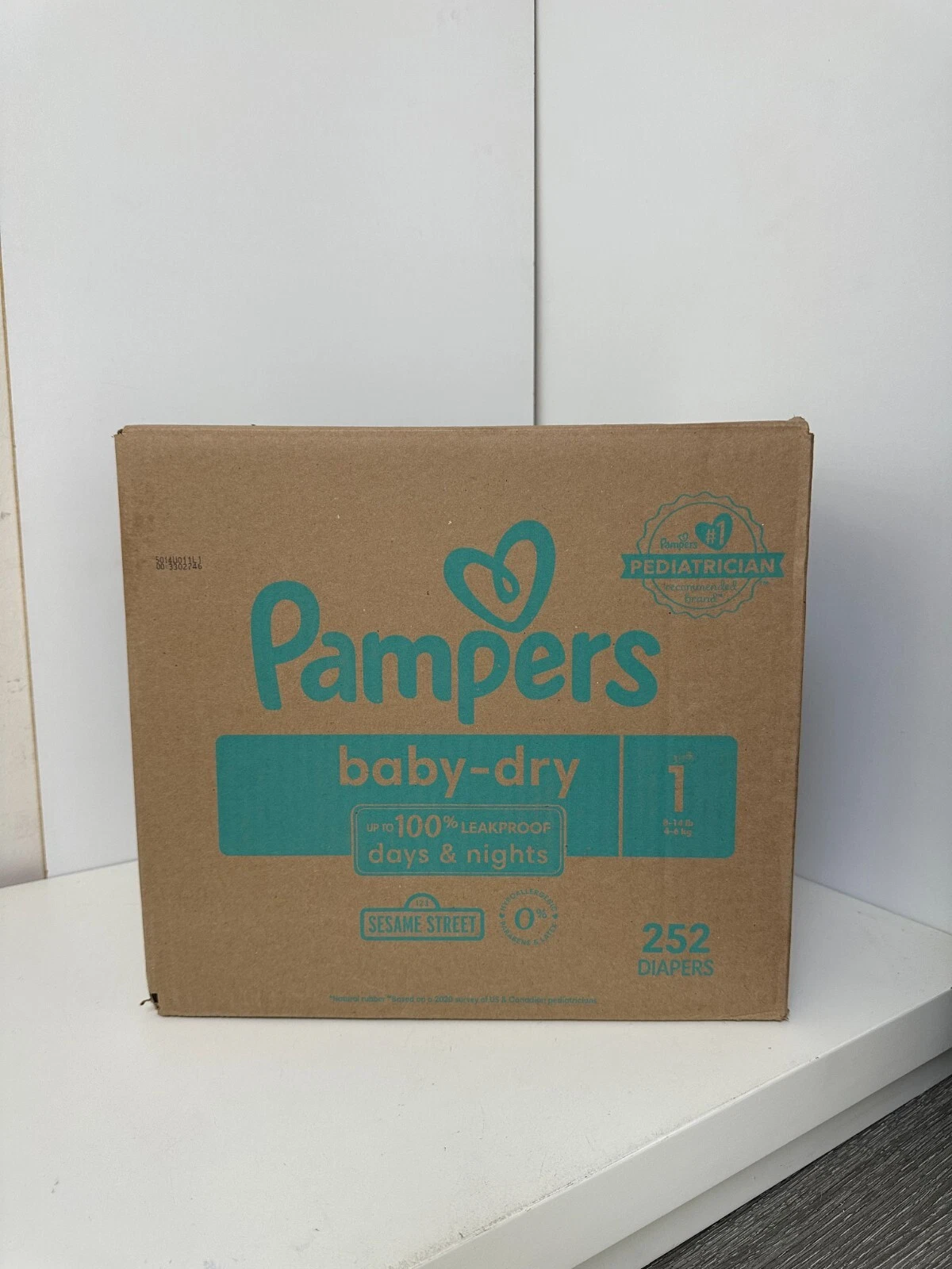 Pampers Swaddlers 1, 252 Count