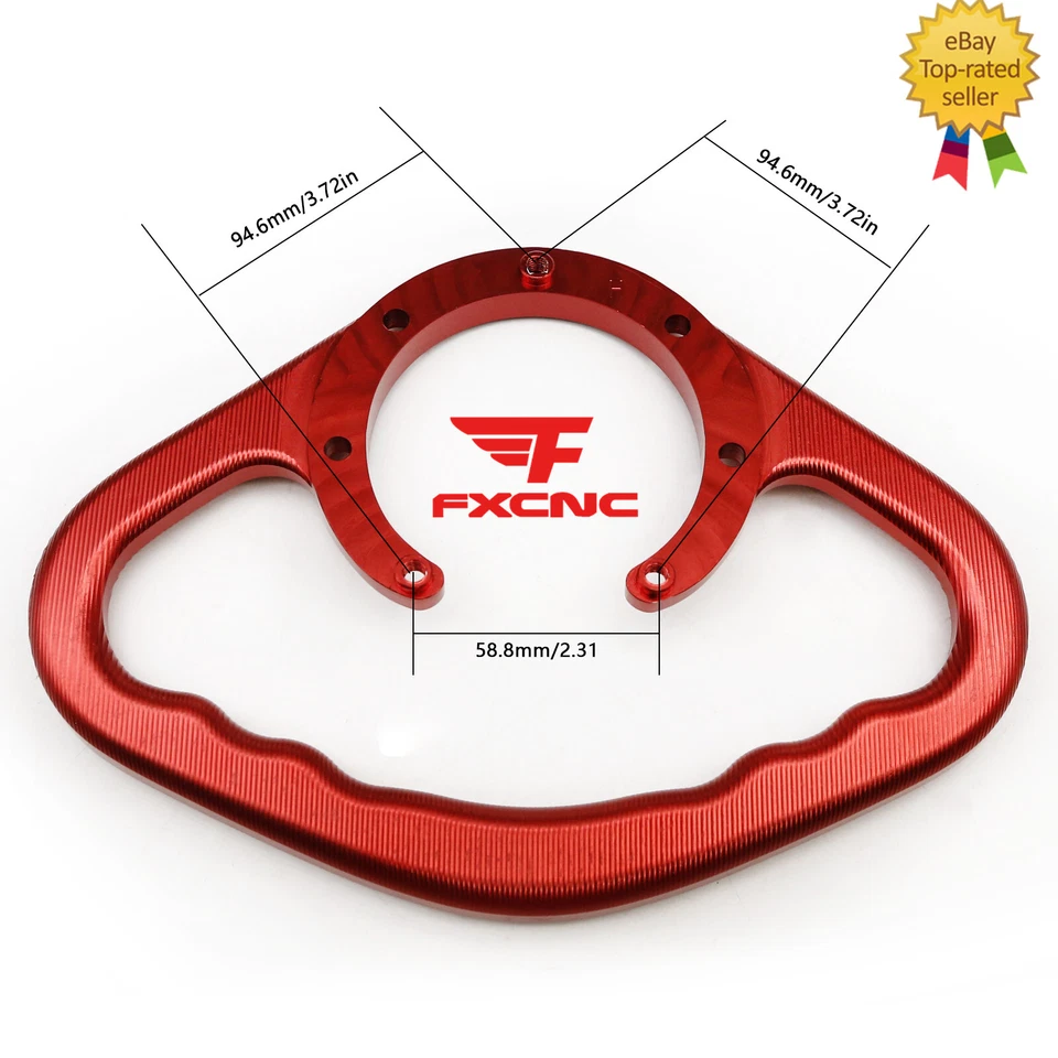 For Honda CB600F 599 Hornet 600 CB900F 919 Passenger Hand Grip Tank Grab Gas Cap - Image 3 of 4