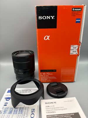 Sony Alpha Objektiv Vario-Tessar T* E16-70mm F4 ZA OSS SEL1670Z - OVP - RAR