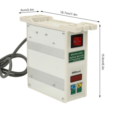 600W 50Hz Industrial Consew Sewing Machine Motor – Brushless Servo, Split Design (Unbranded, China)