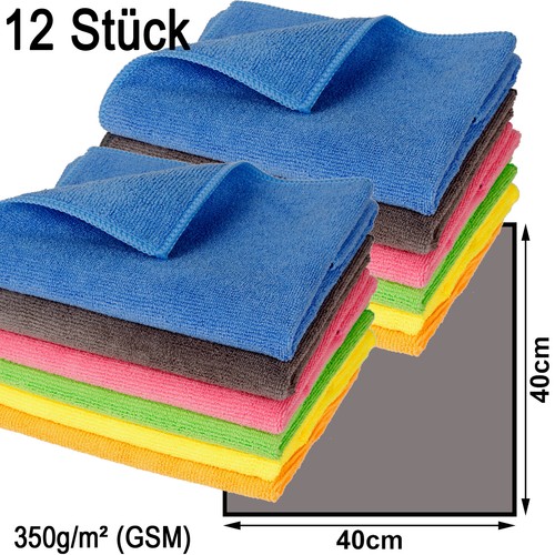 28-teiliges Sparset Mikrofasertücher Mikrofaser Handtuch Poliertuch Glastuch - Bild 2 von 5