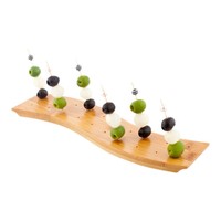 Bamboo Skewer Holder 20 Holes 1 Count Box Bamboo Skewer Holder 20 Holes 1 Count Box