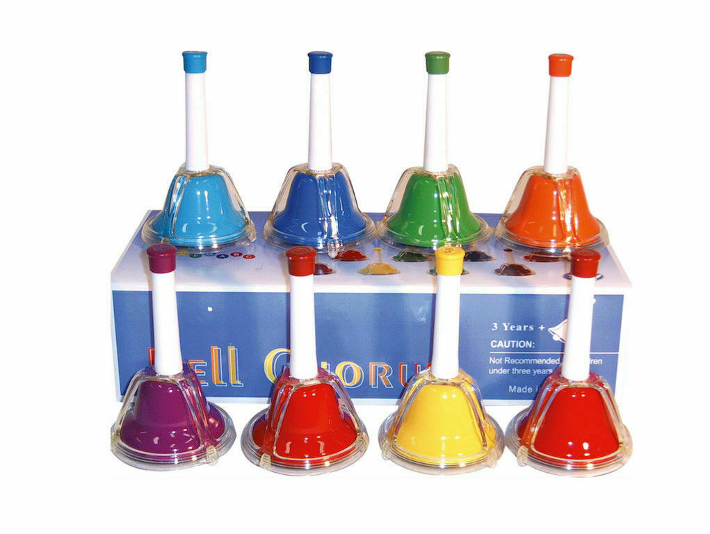 Color Music Bells Bells Musical Notes With Handles Music Note Bell Etsy
