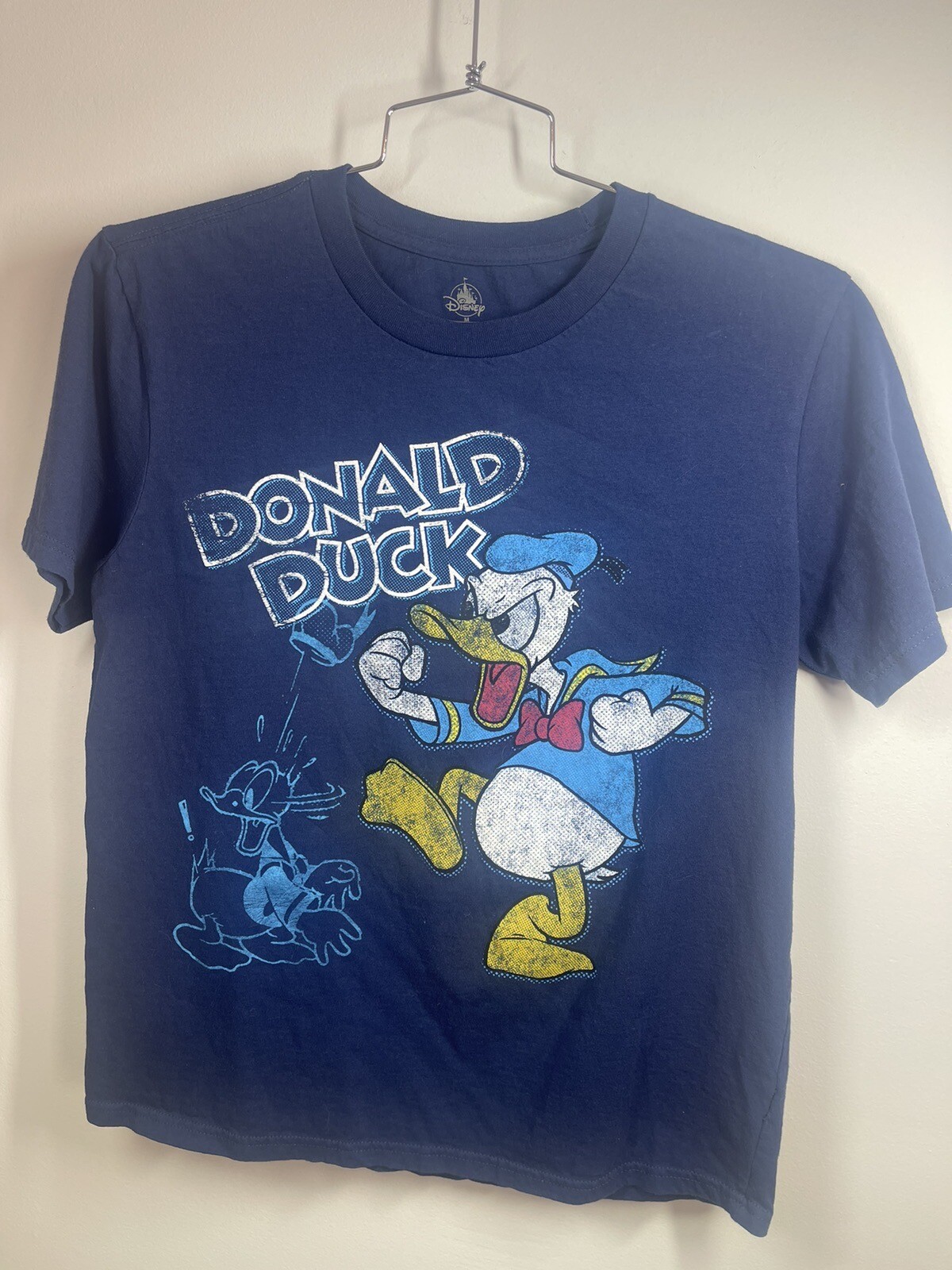 Disney Donald Duck Royal Blue T-Shirt Size Medium  