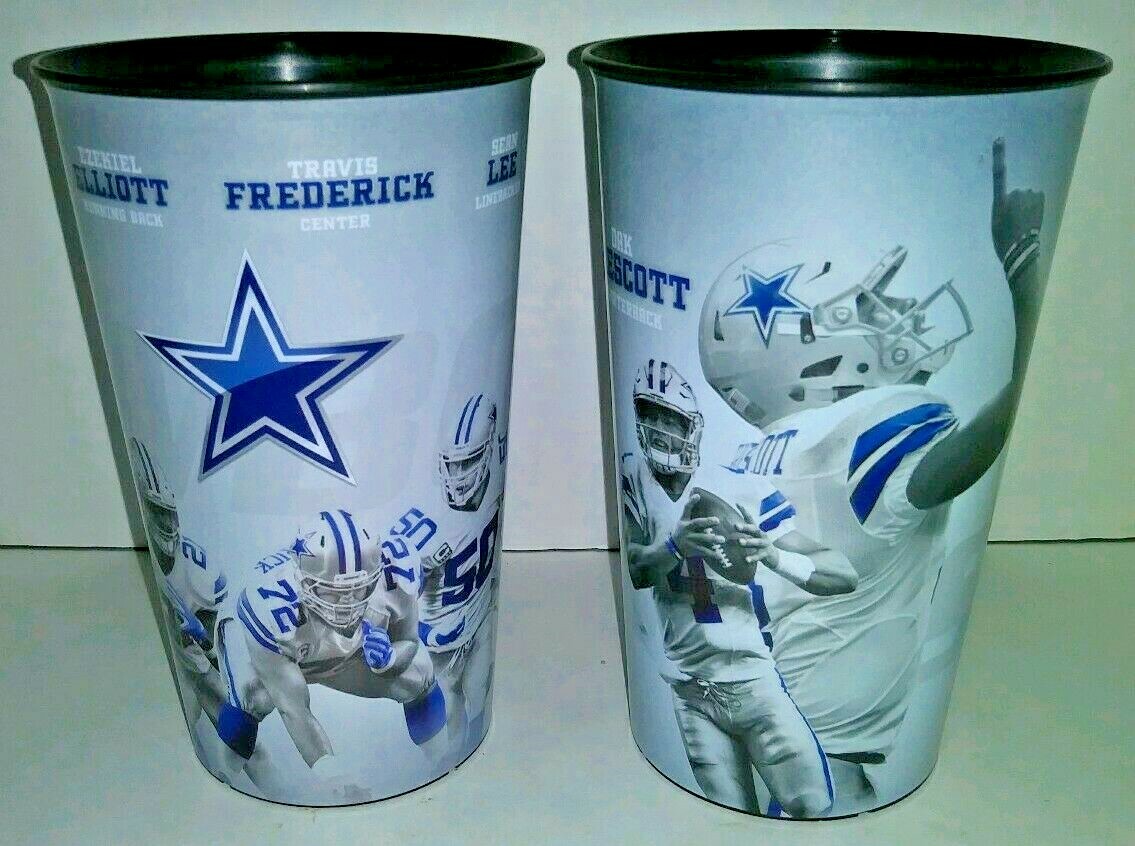 Dak Prescott & 2018 Player Cups 32oz Collectible Cowboys Limited Ed ...