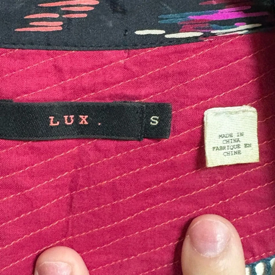 Lux. Vestido gravata 100% seda e algodão boêmio estampa Ikat - Imagem 4 de 4