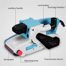 BS6-100 Portable Polishing Machine Adjustable Speed Can Be Flipped B