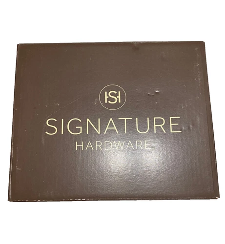 Signature Hardware Hibiscus Towel Ring Holder SHHBTRCP 448343 Chrome - Picture 5 of 5