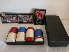 Vintage Poker Chips and Las Vegas Playing Cards