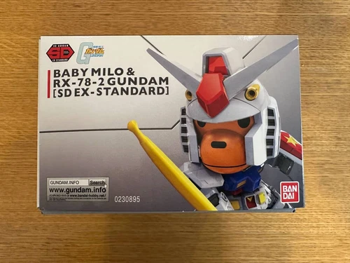 SD Gundam Baby Milo & RX-78-2 SD EX-STANDARD]A BATHING APE model kit gunpla - Picture 5 of 15