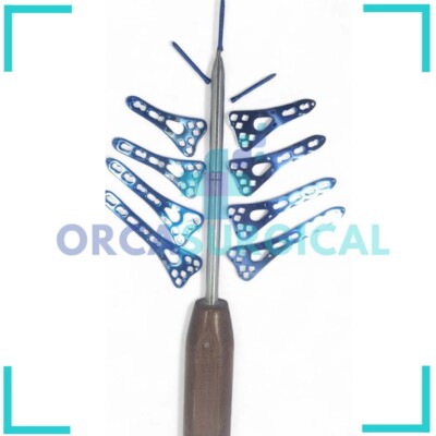 Distal Radius Volar Locking plates 2 to 5 holes L &R & screws Set of 86 pcs