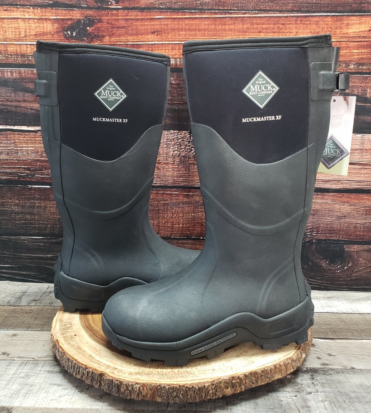 Muck Mens Size 9 Muckmaster XF Tall Waterproof Outdoor Boots Black MMXF