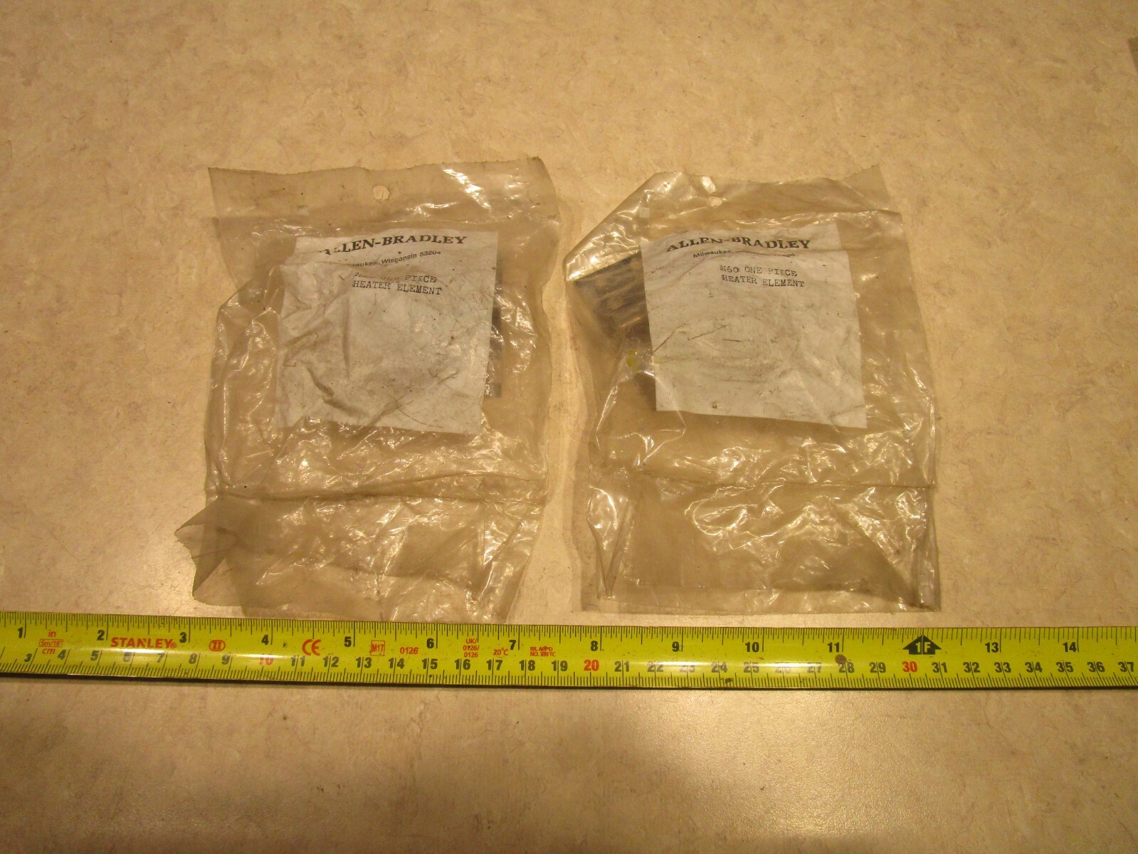 LOT OF 2 ALLEN BRADLEY N60 HEATER ELEMENTS, H0179