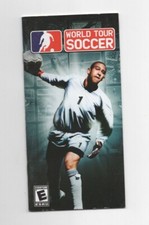 World Tour Soccer PSP MANUAL ONLY Insert Authentic