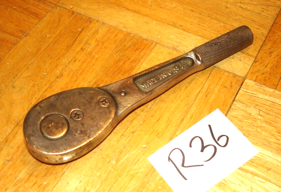 Used Ratchets CRAFTSMAN TOOLS VINTAGE 3/8 DRIVE RATCHET VERY RARE BE 6-1/2 INCHES ...