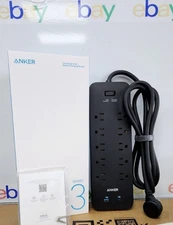 Anker Power Strip Surge Protector(2100J), 6Ft/1.8m Extension Cord with 10 Outlet