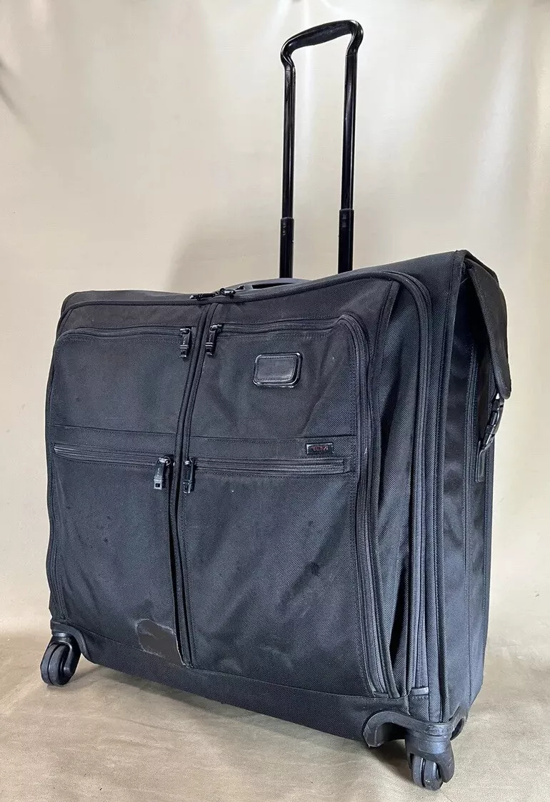 Used TUMI ALPHA 2 Black 22636D2 TRIP 4 WHEELED SPINNER GARMENT Bag | eBay