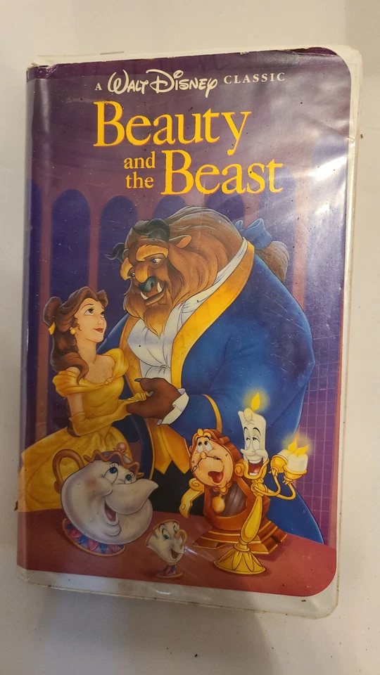 Walt Disney Classic - Beauty And The Beast VHS - Black Diamond - Clamshell Rare - Image 3 of 3