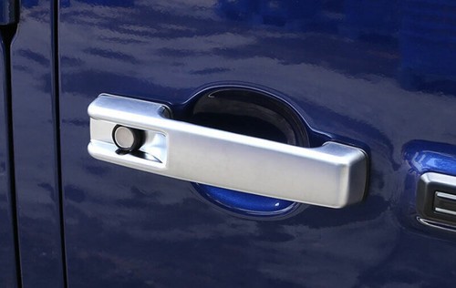 Apto para Benz 2004-2018 Clase G plata mate manijas de puerta de coche cubierta decoración adorno 5X - Imagen 6 de 11