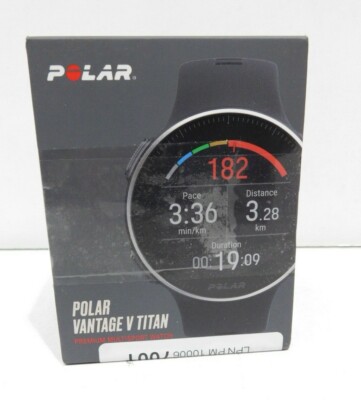 Polar Vantage V Titan Heart Rate Sensor Watch Black/Red