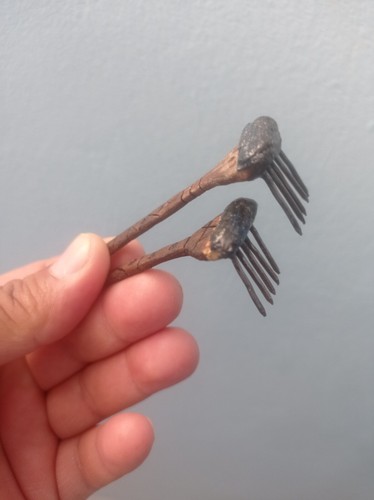 2 handgefertigte Miniatur Wollkämme - Bild 4 von 10